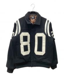 stussy（ステューシー）の古着「80 Wool Varsity Jacket」｜ブラック