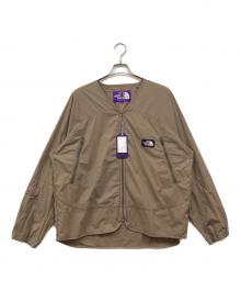 THE NORTHFACE PURPLELABEL（ザ・ノースフェイス パープルレーベル）の古着「Nylon Ripstop Field Cardigan」｜ベージュ