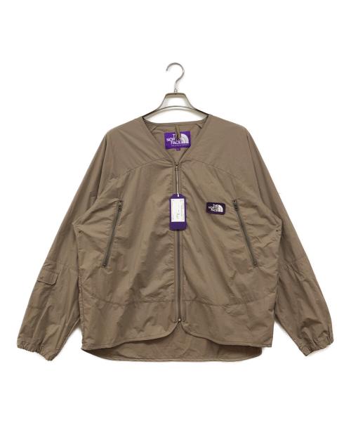 THE NORTHFACE PURPLELABEL（ザ・ノースフェイス パープルレーベル）THE NORTHFACE PURPLELABEL (ザ・ノースフェイス パープルレーベル) Nylon Ripstop Field Cardigan ベージュ サイズ:Lの古着・服飾アイテム