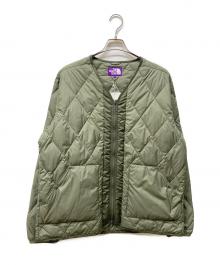 THE NORTHFACE PURPLELABEL（ザ・ノースフェイス パープルレーベル）の古着「 Field Down Cardigan」｜カーキ