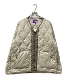 THE NORTHFACE PURPLELABEL（ザ・ノースフェイス パープルレーベル）の古着「PLAS Field Down Cardigan」｜アイボリー