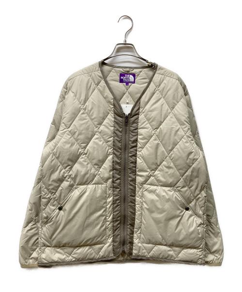 THE NORTHFACE PURPLELABEL（ザ・ノースフェイス パープルレーベル）THE NORTHFACE PURPLELABEL (ザ・ノースフェイス パープルレーベル) PLAS Field Down Cardigan アイボリー サイズ:L 未使用品の古着・服飾アイテム