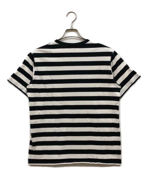n(n) by NUMBER (N)INE（エヌエヌバイナンバーナイン）n(n) by NUMBER (N)INE (エヌエヌバイナンバーナイン) ボーダーTシャツ ホワイト×ブラック サイズ:3の古着・服飾アイテム