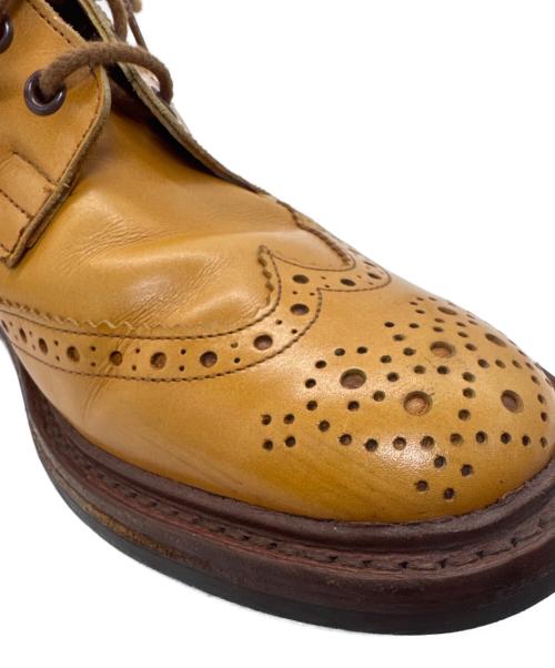 Tricker's（トリッカーズ）Tricker's (トリッカーズ) MALTON ウイングチップ カントリーブーツ ベージュ サイズ:9の古着・服飾アイテム