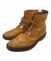 Tricker's（トリッカーズ）の古着「MALTON ウイングチップ カントリーブーツ」｜ベージュ