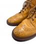 中古・古着 Tricker's (トリッカーズ) MALTON ウイングチップ カントリーブーツ ベージュ サイズ:9：18000円