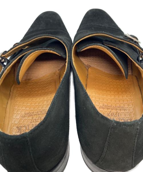 berwick（バーウィック）berwick (バーウィック) スエードダブルモンクストラップシューズ ブラック サイズ:25の古着・服飾アイテム