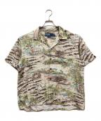 POLO RALPH LAURENポロ・ラルフローレン）の古着「アロハシャツ」｜ベージュ