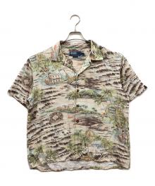 POLO RALPH LAUREN（ポロ・ラルフローレン）の古着「アロハシャツ」｜ベージュ