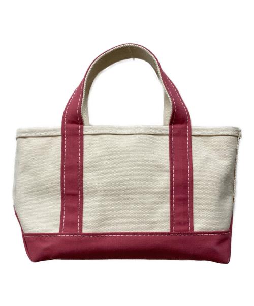 L.L.Bean（エルエルビーン）L.L.Bean (エルエルビーン) キャンバスハンドバッグ ピンクベージュの古着・服飾アイテム