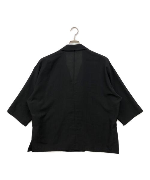 JOURNAL STANDARD relume（ジャーナルスタンダード レリューム）JOURNAL STANDARD relume (ジャーナルスタンダード レリューム) シアーテーラードジャケット ブラック サイズ:freeの古着・服飾アイテム
