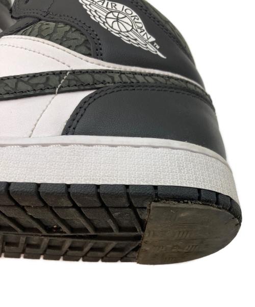 NIKE（ナイキ）NIKE (ナイキ) JORDAN 1 MID ブラック サイズ:28.5の古着・服飾アイテム