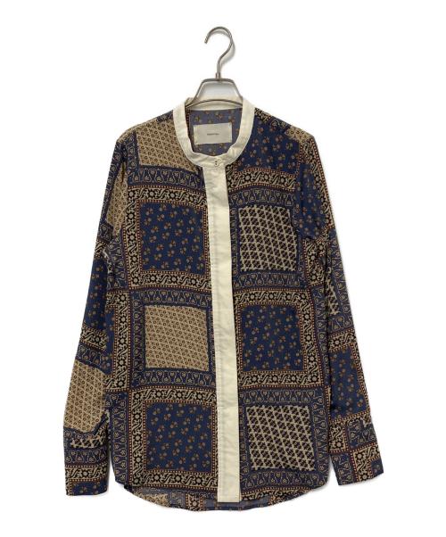 TODAYFUL（トゥデイフル）TODAYFUL (トゥデイフル) Standcollar Paisley Shirts ネイビー サイズ:freeの古着・服飾アイテム