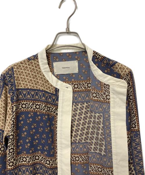 TODAYFUL（トゥデイフル）TODAYFUL (トゥデイフル) Standcollar Paisley Shirts ネイビー サイズ:freeの古着・服飾アイテム