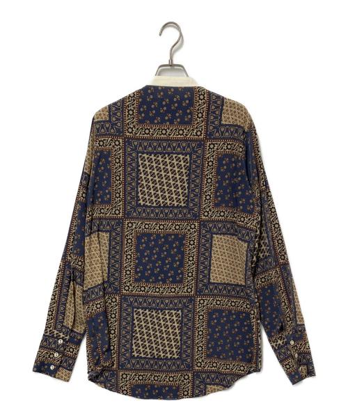 TODAYFUL（トゥデイフル）TODAYFUL (トゥデイフル) Standcollar Paisley Shirts ネイビー サイズ:freeの古着・服飾アイテム