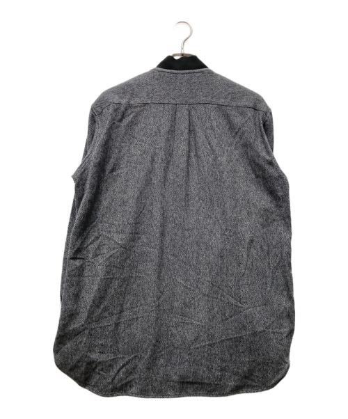 FRED PERRY（フレッドペリー）FRED PERRY (フレッドペリー) ロゴ刺繍 BOMBER SHIRT グレー サイズ:Mの古着・服飾アイテム