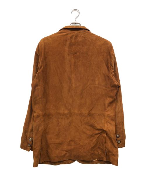 GHEZZI（ゲッツィ）GHEZZI (ゲッツィ) スエードテーラードジャケット ブラウン サイズ:50の古着・服飾アイテム