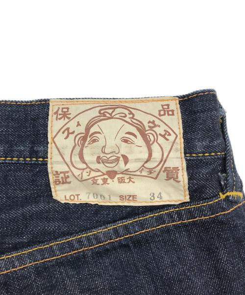 EVISU（エヴィス）EVISU (エヴィス) デニムハーフパンツ ネイビー サイズ:34の古着・服飾アイテム