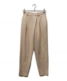 SOEJU（ソージュ）の古着「タックパンツ」｜ベージュ