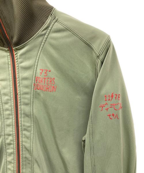 DIESEL（ディーゼル）DIESEL (ディーゼル) トラックジャケット グリーン サイズ:Mの古着・服飾アイテム