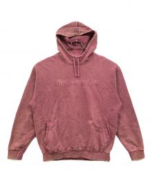 thisisneverthat（ディスイズネバーザット）の古着「Washed Embroidery Hoodie」｜ピンク