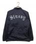stussy (ステューシー) ロゴプリントコーチジャケット ネイビー サイズ:M：8000円