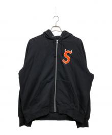SUPREME（シュプリーム）の古着「26SS Devil S Logo Zip Up Hooded Sweatshirt」｜ブラック