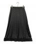 FEKETE（フェケテ）の古着「polka dot frill midi skirt」｜ブラック