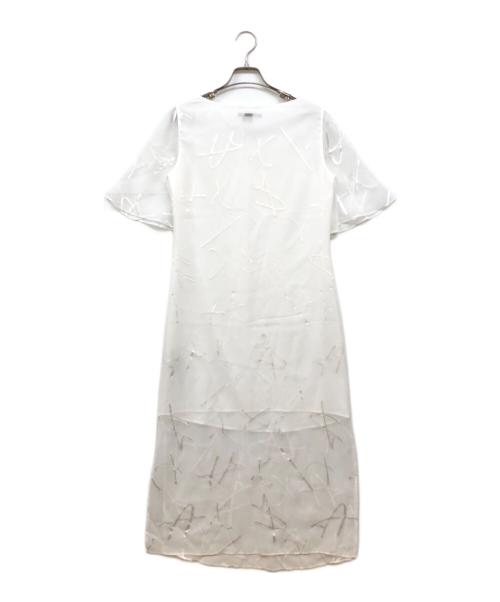 ARMANI EXCHANGE（アルマーニ エクスチェンジ）ARMANI EXCHANGE (アルマーニ エクスチェンジ) シースルーワンピース ホワイト サイズ:Sの古着・服飾アイテム