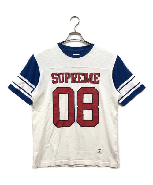 SUPREME（シュプリーム）SUPREME (シュプリーム) ナンバリングフットボールTシャツ ホワイト サイズ:Mの古着・服飾アイテム