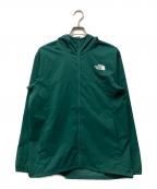 THE NORTH FACEザ ノース フェイス）の古着「ES エニータイムウィンドフーディ」｜グリーン