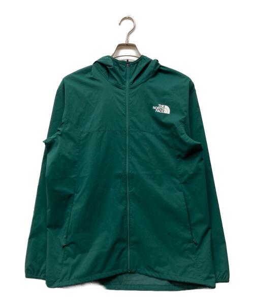 THE NORTH FACE（ザ ノース フェイス）THE NORTH FACE (ザ ノース フェイス) ES エニータイムウィンドフーディ グリーン サイズ:Lの古着・服飾アイテム