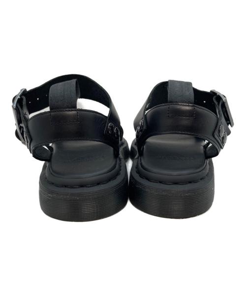 Dr.Martens（ドクターマーチン）Dr.Martens (ドクターマーチン) レザーストラップサンダル ブラック サイズ:24の古着・服飾アイテム
