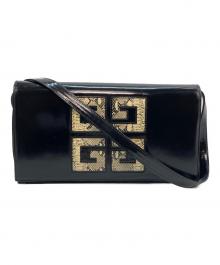 GIVENCHY（ジバンシィ）の古着「パイソンエナメルワンハンドルバッグ」｜ブラック