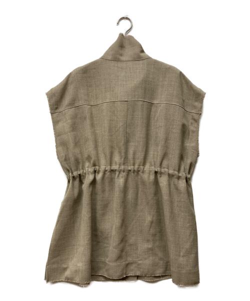 BABYLONE（バビロン）BABYLONE (バビロン) リネンライクミリタリージレ カーキ サイズ:FREEの古着・服飾アイテム