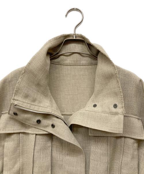 BABYLONE（バビロン）BABYLONE (バビロン) リネンライクミリタリージレ カーキ サイズ:FREEの古着・服飾アイテム