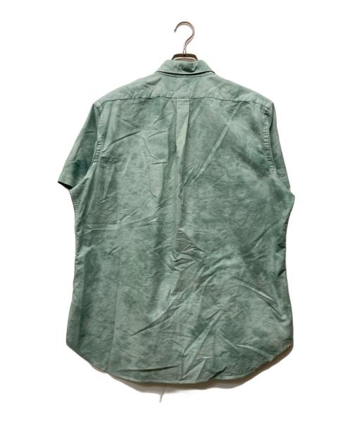 POLO RALPH LAUREN（ポロ・ラルフローレン）POLO RALPH LAUREN (ポロ・ラルフローレン) タイダイ染め風 classic fit 半袖シャツ グリーン サイズ:Lの古着・服飾アイテム