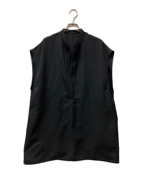 LE PHIL（ル フィル）LE PHIL (ル フィル) 2WAYツイルブラウス ブラック サイズ:FREE 未使用品の古着・服飾アイテム