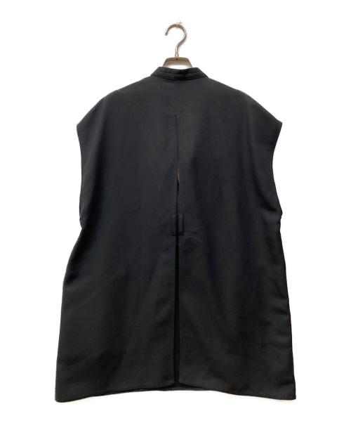LE PHIL（ル フィル）LE PHIL (ル フィル) 2WAYツイルブラウス ブラック サイズ:FREE 未使用品の古着・服飾アイテム