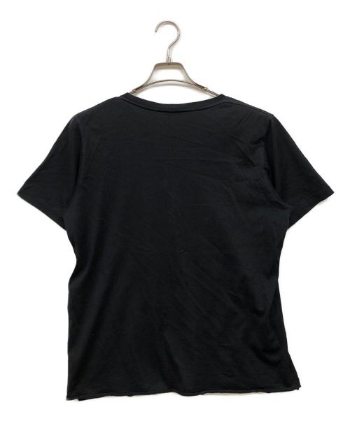 Saint Laurent Paris（サンローランパリ）Saint Laurent Paris (サンローランパリ) センターロゴTシャツ ブラック サイズ:Lの古着・服飾アイテム