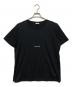 Saint Laurent Paris（サンローランパリ）の古着「センターロゴTシャツ」｜ブラック