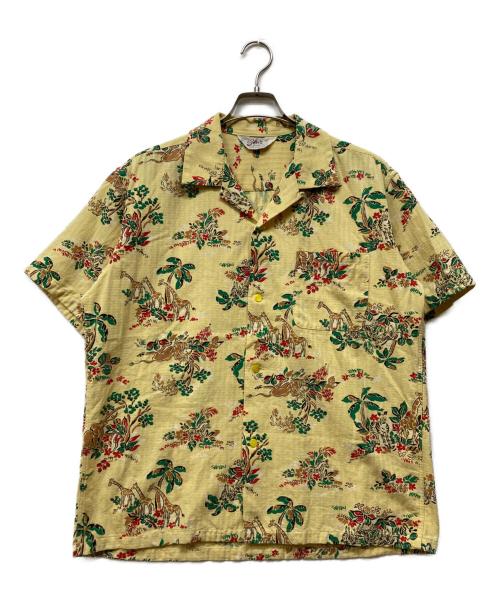 Star OF HOLLYWOOD（スターオブハリウッド）STAR OF HOLLYWOOD (スターオブハリウッド) 半袖シャツ イエロー サイズ:Lの古着・服飾アイテム