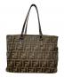FENDI（フェンディ）の古着「ズッカ柄ハンドバッグ」｜ブラウン