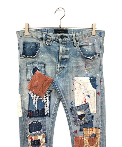 OVERDESIGN（オーバーデザイン）OVERDESIGN (オーバーデザイン) デニムパンツ ブルー サイズ:W34の古着・服飾アイテム