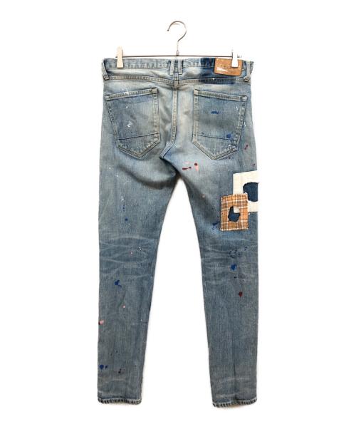 OVERDESIGN（オーバーデザイン）OVERDESIGN (オーバーデザイン) デニムパンツ ブルー サイズ:W34の古着・服飾アイテム