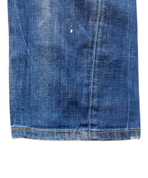 DSQUARED2（ディースクエアード）DSQUARED2 (ディースクエアード) ダメージ加工デニムパンツ ブルー サイズ:48の古着・服飾アイテム