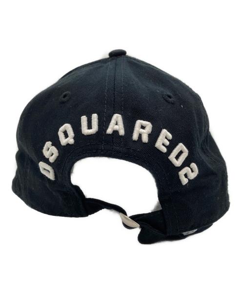 DSQUARED2（ディースクエアード）DSQUARED2 (ディースクエアード) ICONキャップ ブラックの古着・服飾アイテム