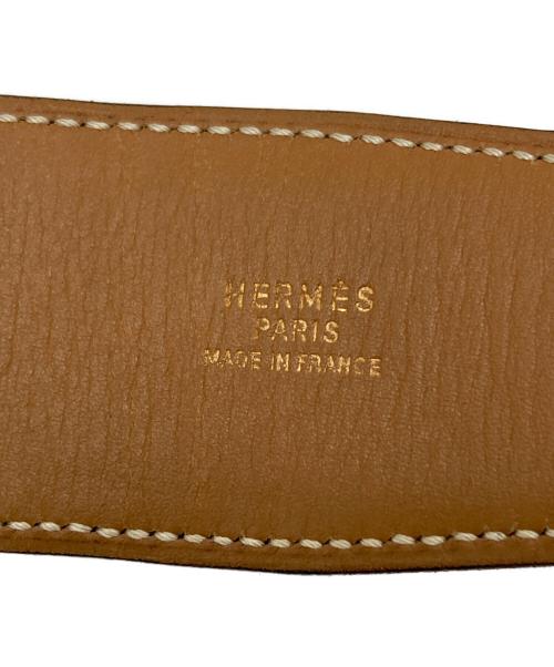 HERMES（エルメス）HERMES (エルメス) ホースバックルベルト ブラックの古着・服飾アイテム
