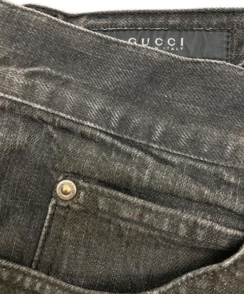 GUCCI（グッチ）GUCCI (グッチ) ブラックデニム ブラック サイズ:52の古着・服飾アイテム