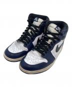 NIKEナイキ）の古着「AIR JORDAN 1 RETRO HIGH OG」｜ホワイト×ネイビー